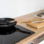 Mayhome - Strandloft Schoenes Studioapartment Mit Balkon, Kueche Und Tiefgarage - Sauna Und Fitness Direkt Nebenan