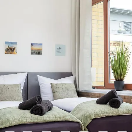 Mayhome - Strandloft Schoenes Studioapartment Mit Balkon, Kueche Und Tiefgarage - Sauna Und Fitness Direkt Nebenan Apartment