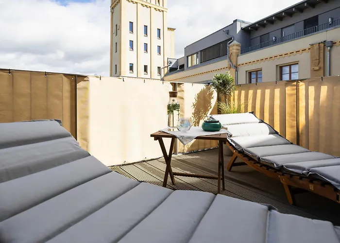 Mayhome - Strandloft Schoenes Studioapartment Mit Balkon, Kueche Und Tiefgarage - Sauna Und Fitness Direkt Nebenan Apartman Chemnitz