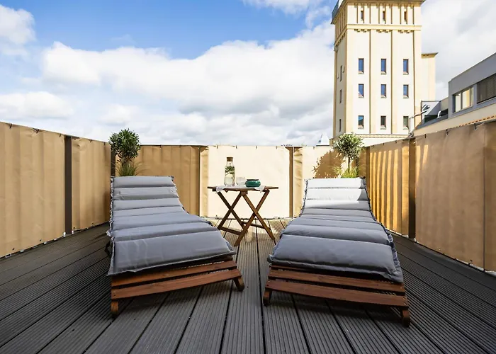 Mayhome - Strandloft Schoenes Studioapartment Mit Balkon, Kueche Und Tiefgarage - Sauna Und Fitness Direkt Nebenan Apartman Chemnitz