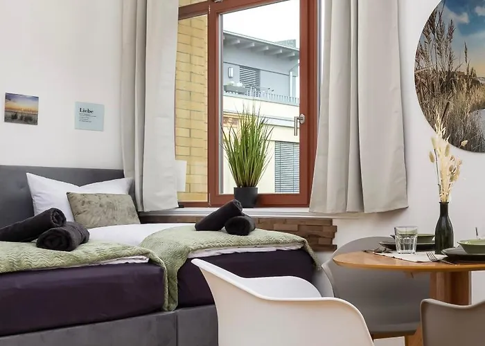 Mayhome - Strandloft Schoenes Studioapartment Mit Balkon, Kueche Und Tiefgarage - Sauna Und Fitness Direkt Nebenan Apartman Chemnitz